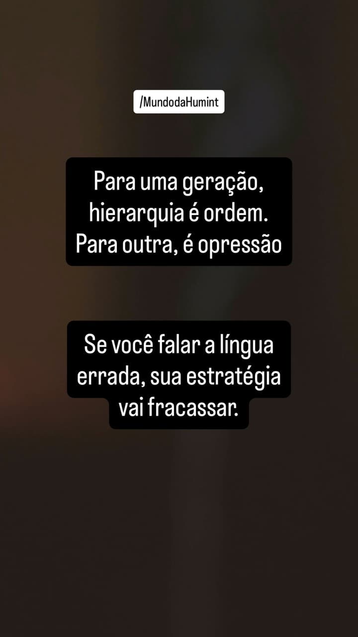 Na HUMINT, não basta falar. É preciso falar na língua da geração certa.