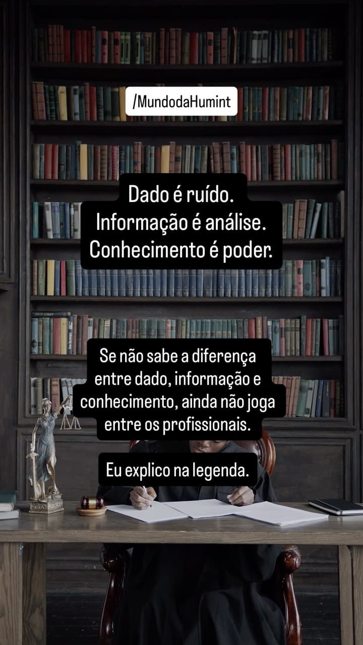 Colecionar dados não faz de você um analista. Produzir conhecimento, sim.