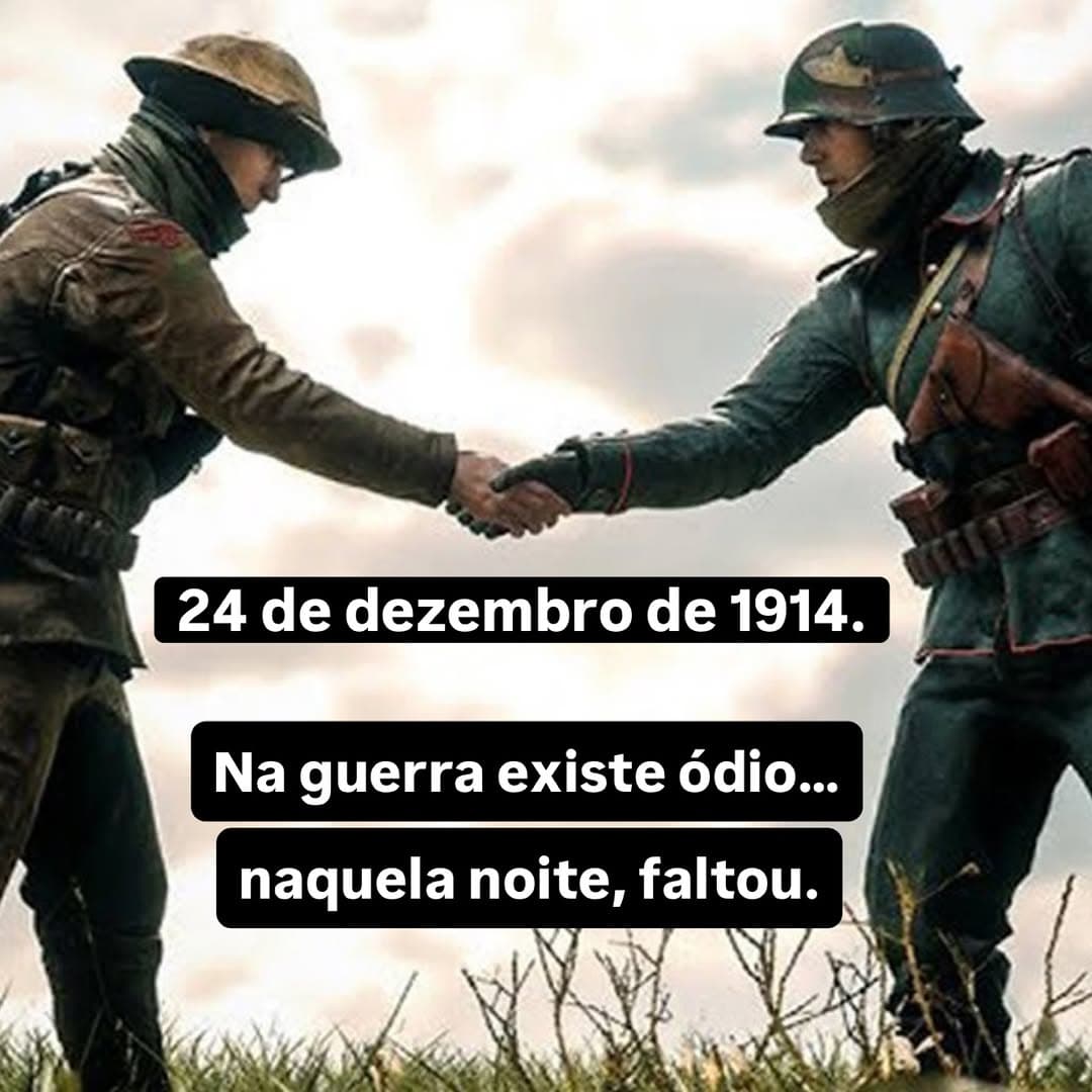A Trégua de Natal de 1914 costuma ser lembrada como um gesto bonito.