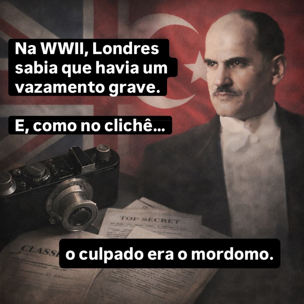 O caso "Cicero" é menos sobre espionagem cinematográfica… e mais sobre acesso.