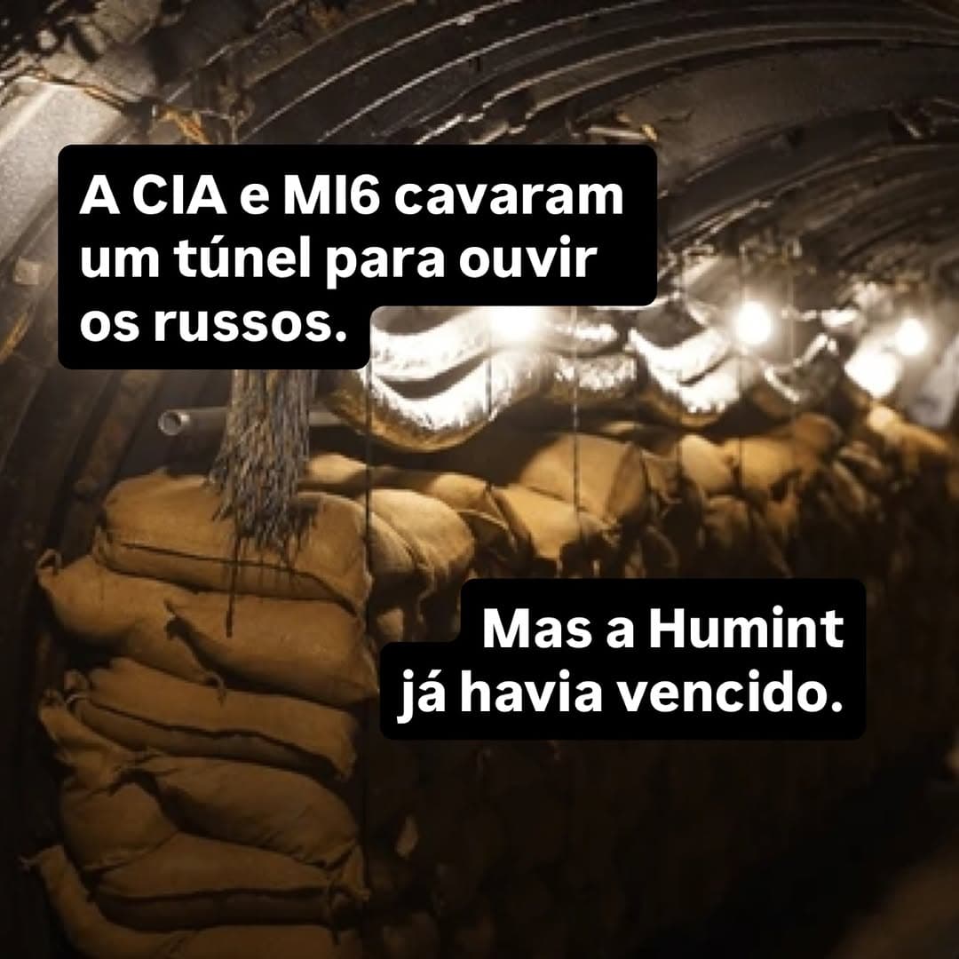 Inteligência começa no controle do fluxo, não necessariamente no volume de coleta. Decidir o que o outro escuta, direciona.
