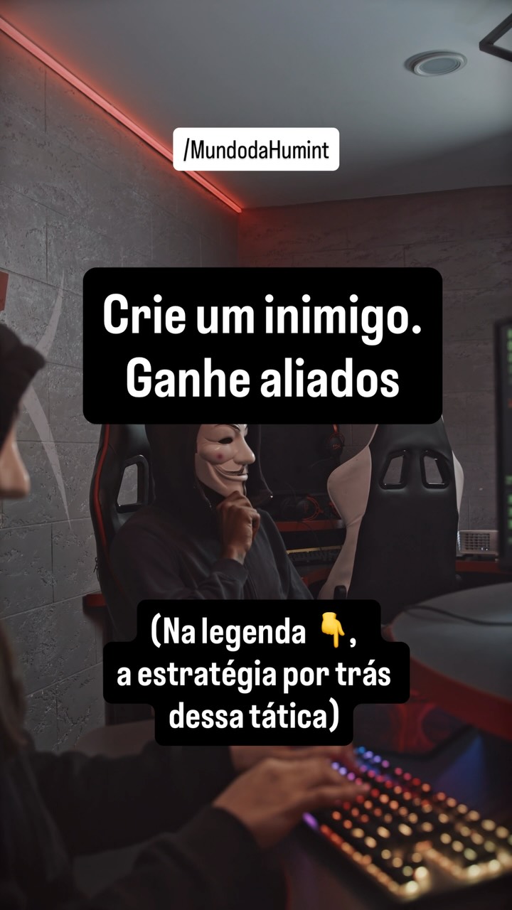 O ser humano se conecta mais rápido contra algo do que a favor de algo.