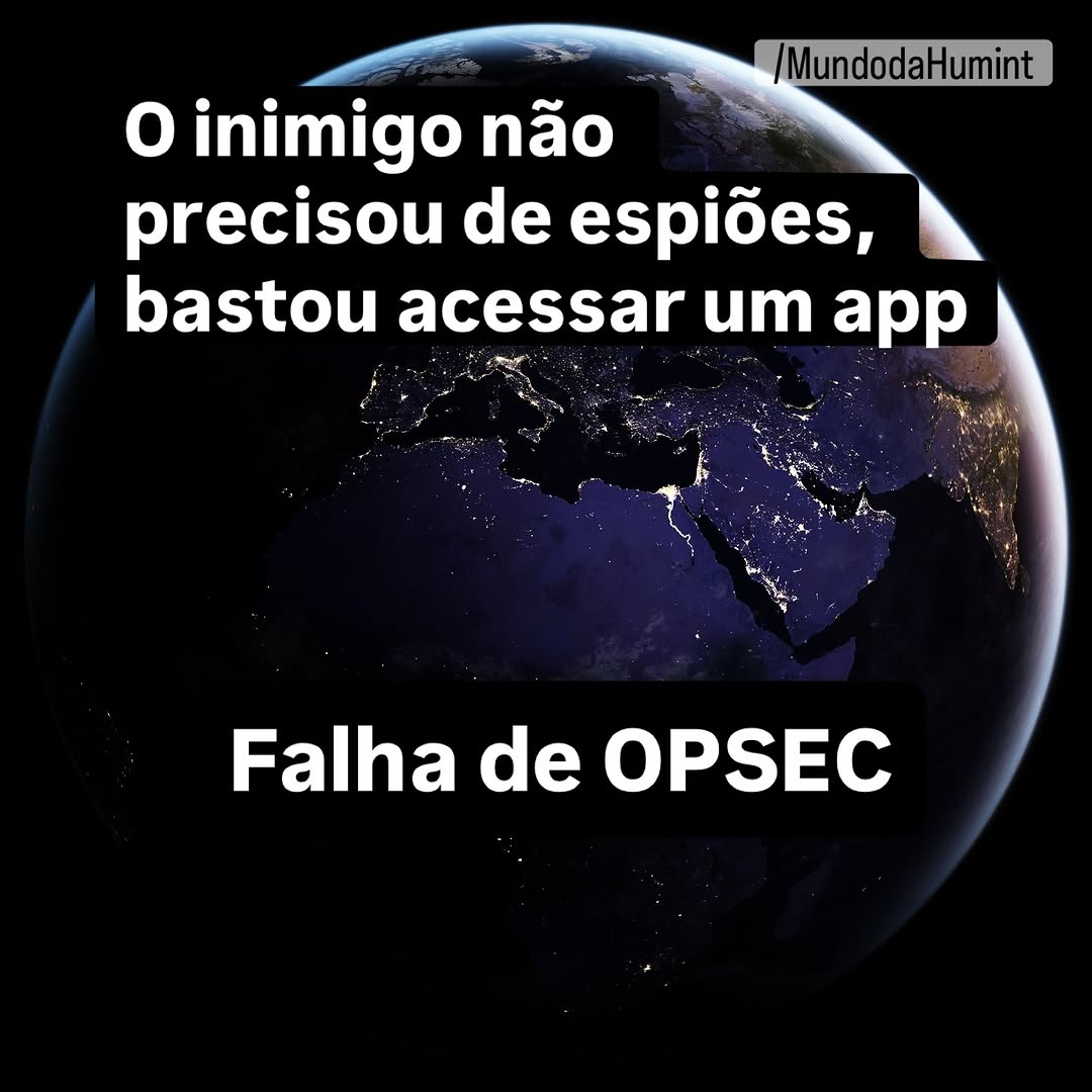 O episódio do Strava não é apenas uma anedota curiosa sobre tecnologia.