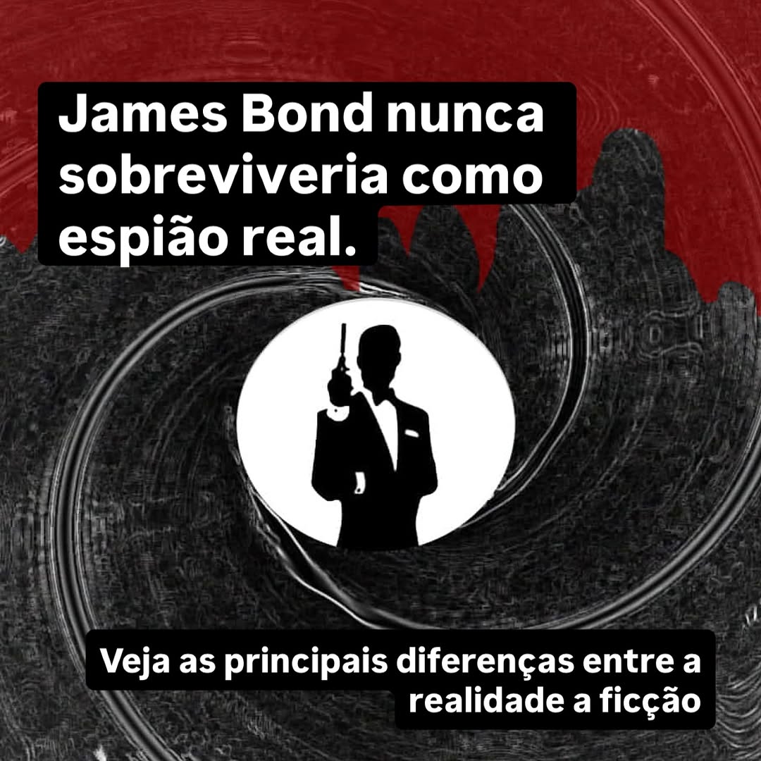 James Bond fez o mundo acreditar que espionagem é glamour: martínis, carros de luxo e gadgets que explodem.