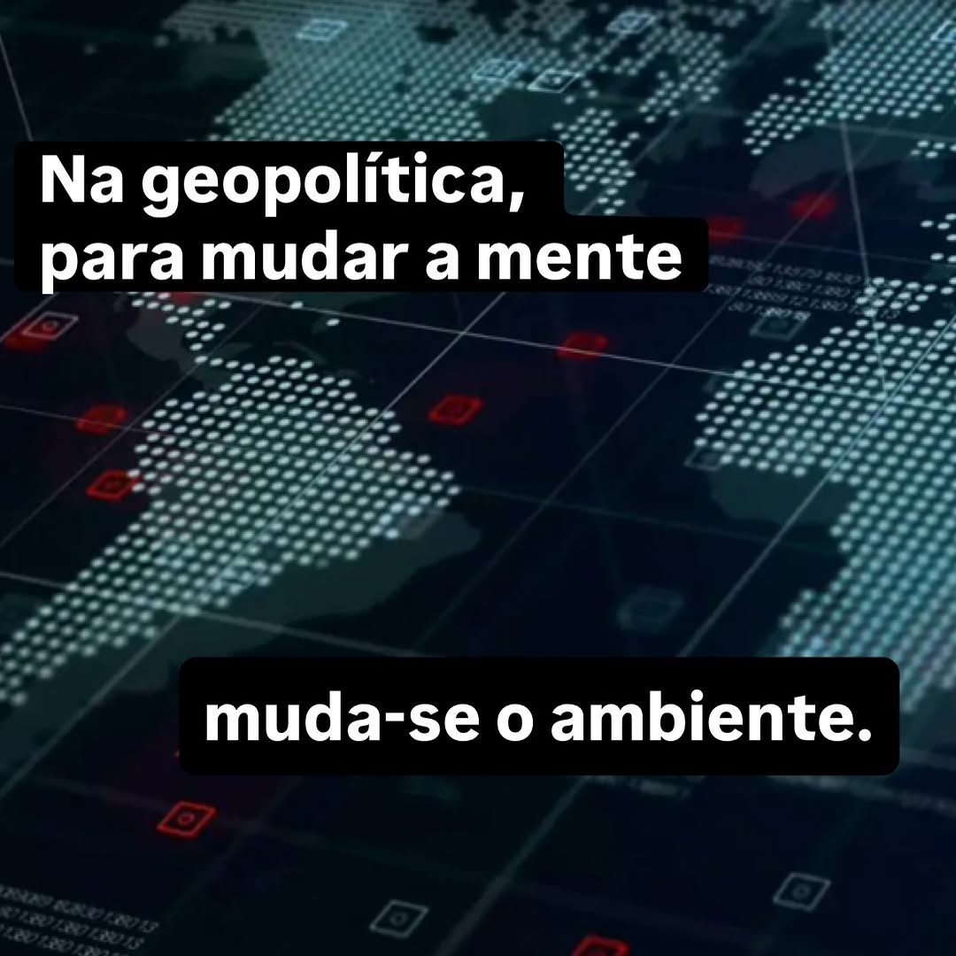 A maioria acha que influência global acontece em discursos. Ela acontece em dependência projetada.