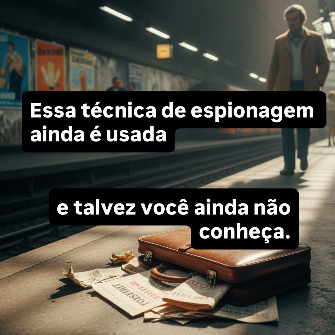 O "Método da Pasta Perdida" não era apenas uma isca.