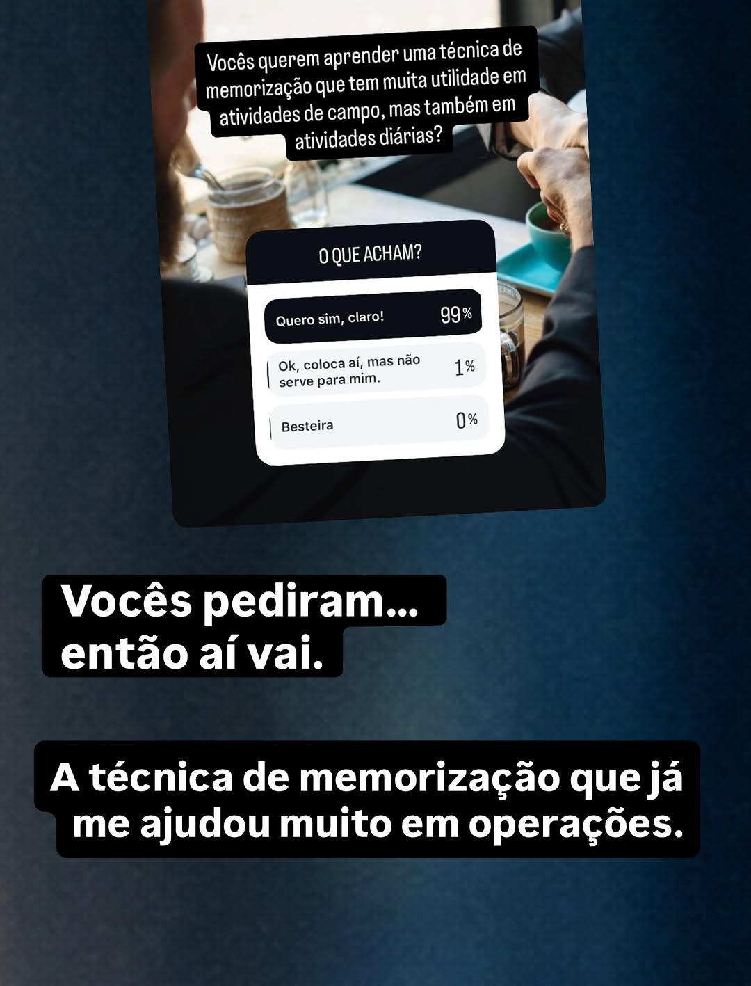 A maioria das pessoas tenta memorizar do jeito "escolar": repetindo seco, como se o cérebro fosse um HD.